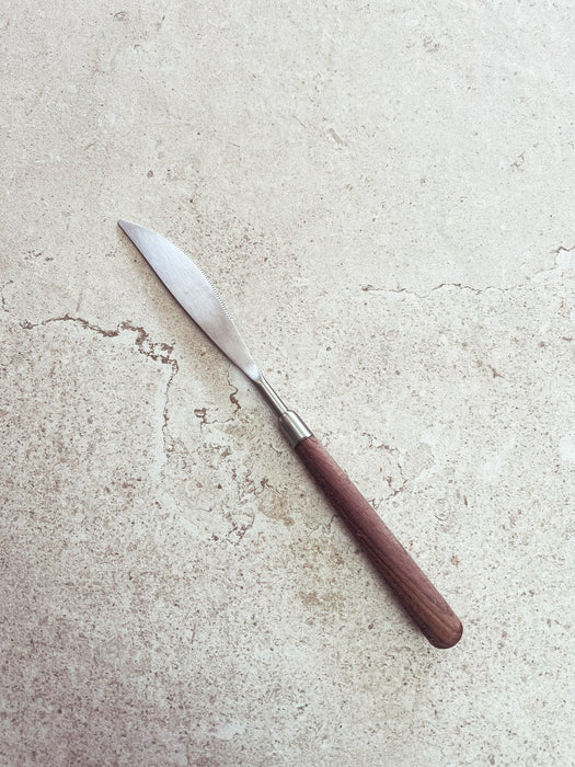 Stainless Steel Wooden Knife