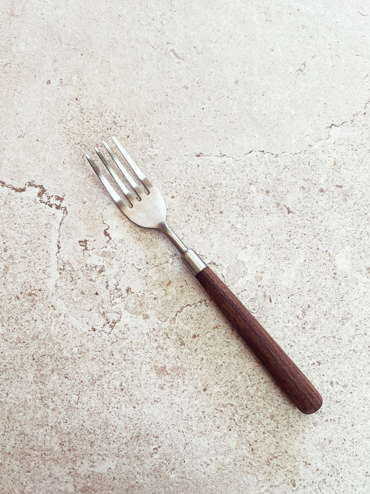 Stainless Steel Wooden Fork