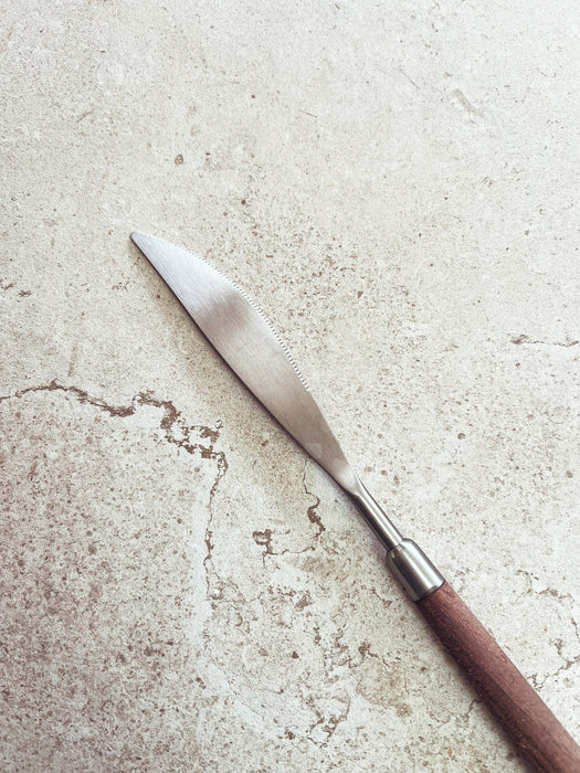 Stainless Steel Wooden Knife