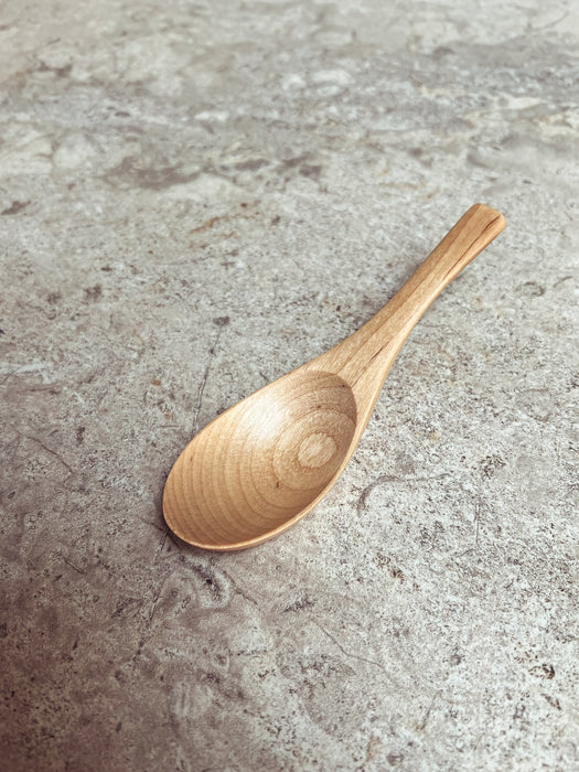 Japanese Wooden Soup Spoon