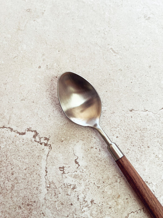 Stainless Steel Wooden Spoon