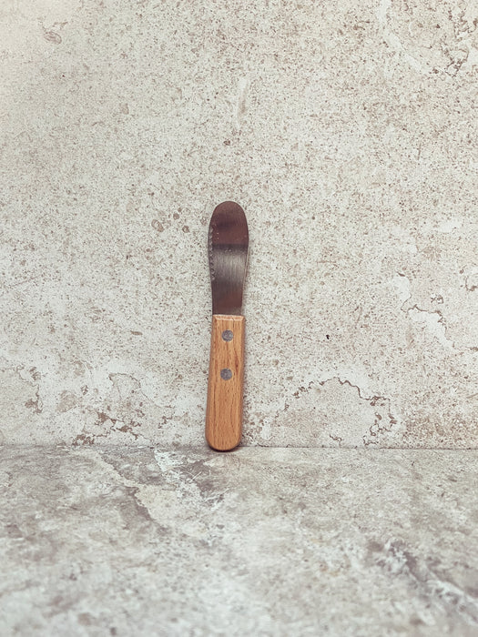 Wooden Handle Cheese Knife