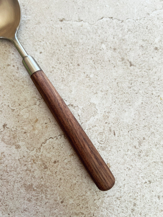 Stainless Steel Wooden Spoon