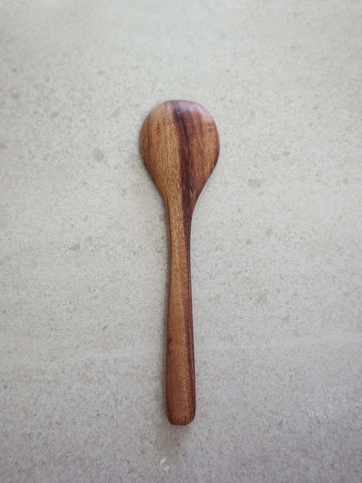 wooden handmade spoon teak wood minimalistic style