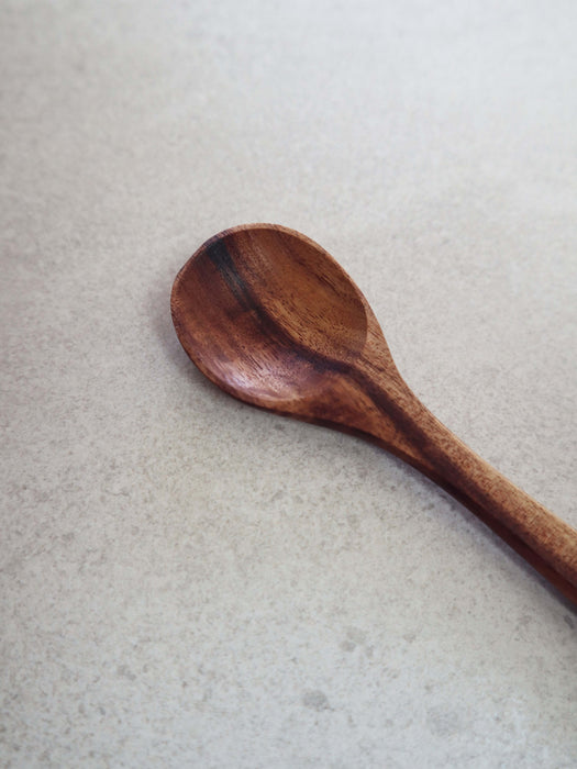 wooden handmade spoon teak wood minimalistic style