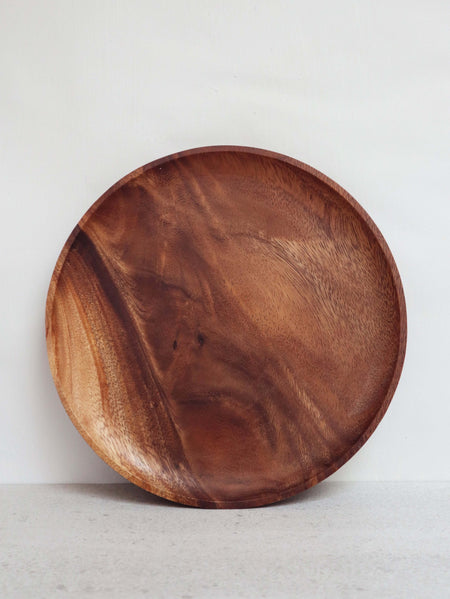 large wooden plate acacia wood handmade