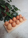 wooden egg tray for 10 eggs