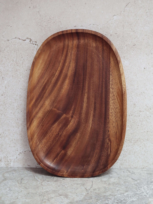 large wooden serving plate acacia plate