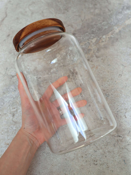 pantry wood & glass jars nz food glass containers nz