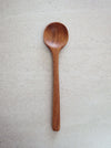large wooden spoon teak wood minimalistic style